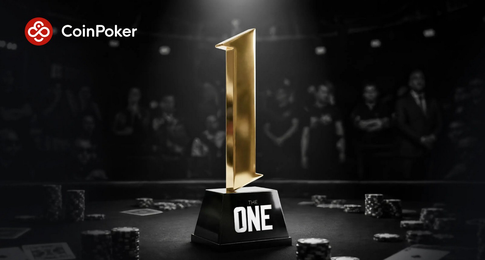CoinPoker The One 2026 trophy — $5M GTD tournament