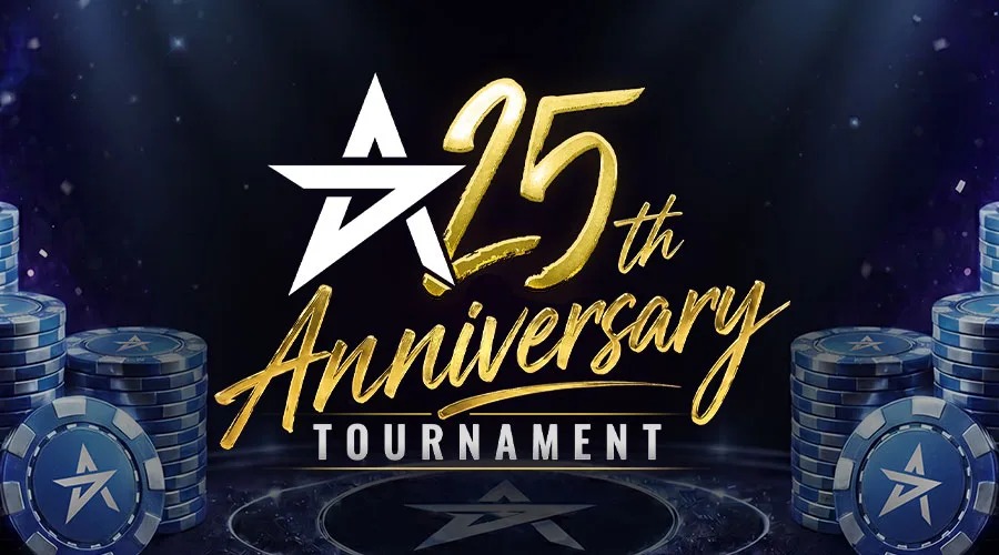 ACR Poker 25th Anniversary Tournament — $2.5 Million GTD, $250 buy-in, July 18 – September 29