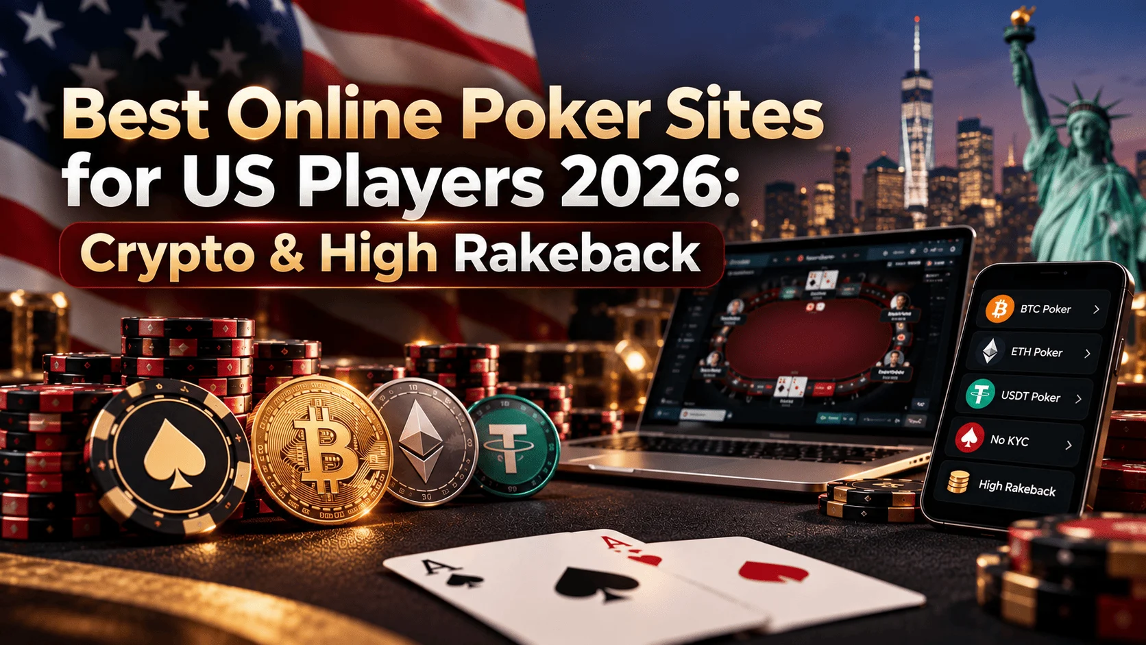 Best Online Poker Sites for US Players 2026: Crypto & High Rakeback